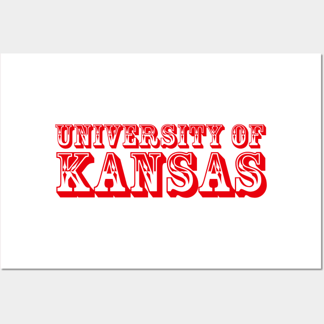 University Of Kansas (Red) Wall Art by EMP